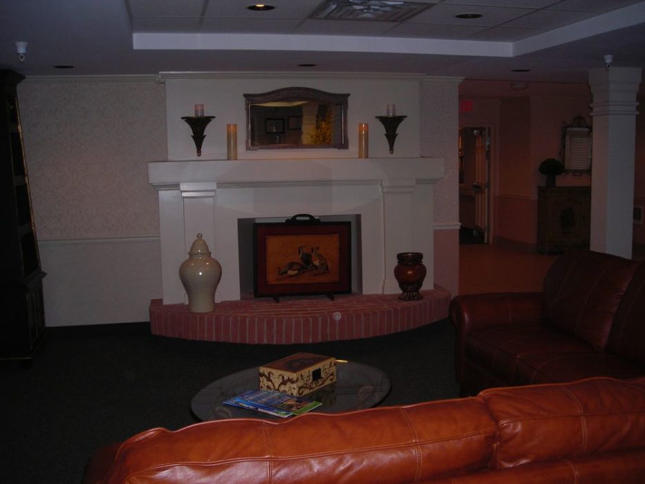 Interior view of nursing home.