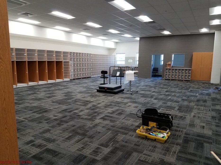Band room complete.