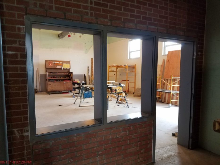 New VoAg classroom under construction.