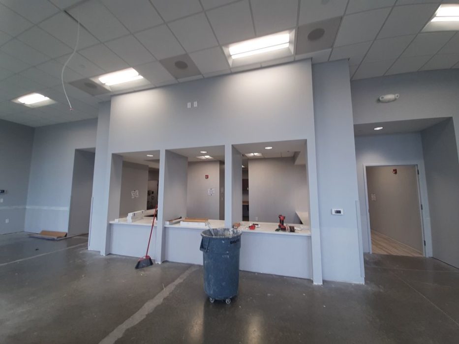 Ongoing interior construction at the new medical office facility for Lima Memorial located in Wapakoneta, Ohio.